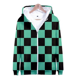 Áo Khoác Hoodie Tanjirou Nezuko Sabito Obanai Kimetsu No Yaiba Cho Người Lớn Và Trẻ Em