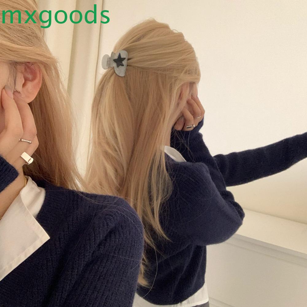 Kẹp Tóc Cỡ Lớn Hình Chú Cua Dễ Thương Phong Cách Vintage Nhật Bản