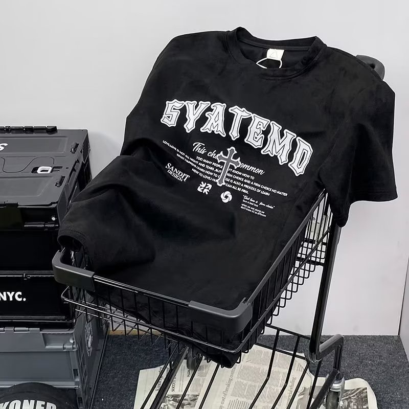 Áo Thun Tay Ngắn Phong Cách Retro Thời Trang Cho Nam