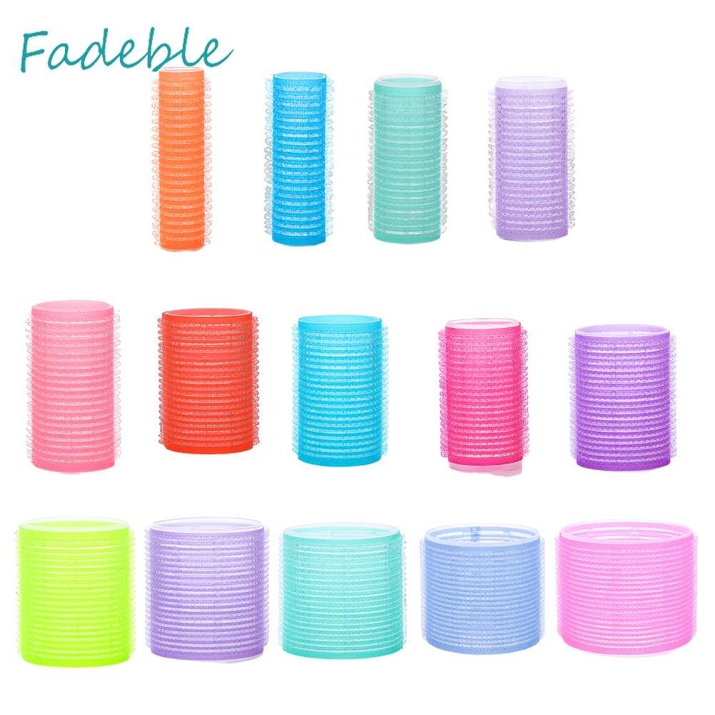 Set 6 Lô Uốn Tóc Xoăn DIY Màu Sắc Ngẫu Nhiên Bền Bỉ Dành Cho Nữ