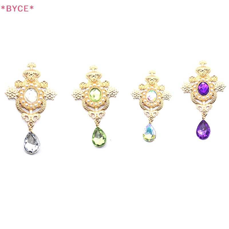 Ghim Cài Áo Hình Giọt Nước Bằng Hợp Kim Đính Đá Và Ngọc Trai Nhân Tạo Dùng Trang Trí Hộp Quà Mới