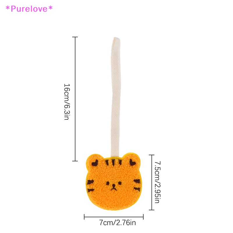 Móc Khóa Thêu Tên Kèm Móc Khóa Hình Gấu Và Hoa Tinh Tế Thời Trang Mới