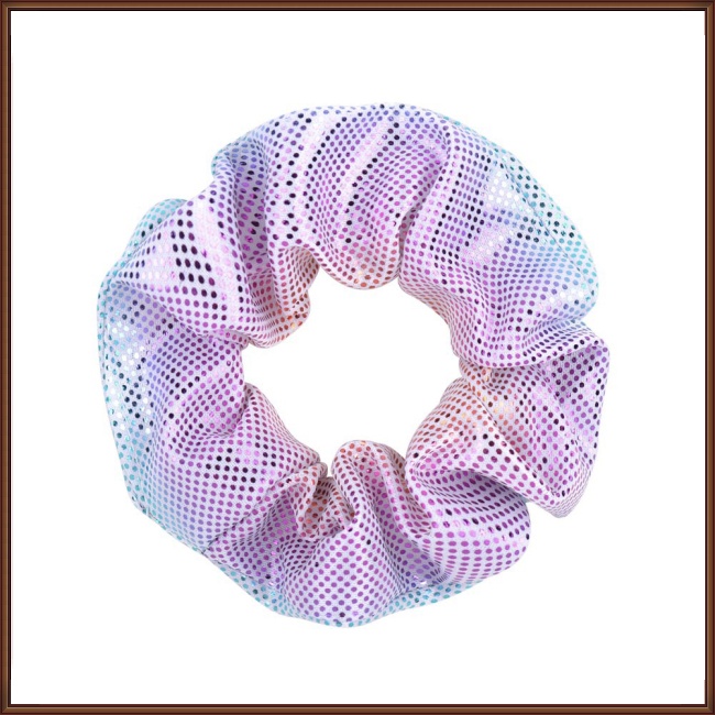 Set 24 Dây Cột Tóc Co Giãn Hai Màu Sắc Gradient Dành Cho Nữ