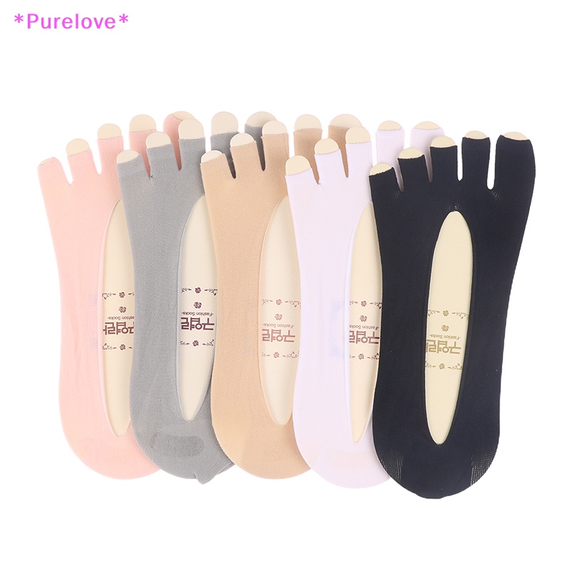 1 Đôi Tất Hở Ngón Mềm Mại Thoáng Khí Cho Nữ Mới