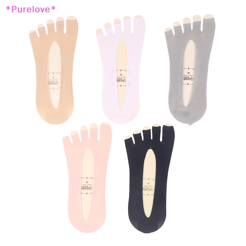 1 Đôi Tất Hở Ngón Mềm Mại Thoáng Khí Cho Nữ Mới