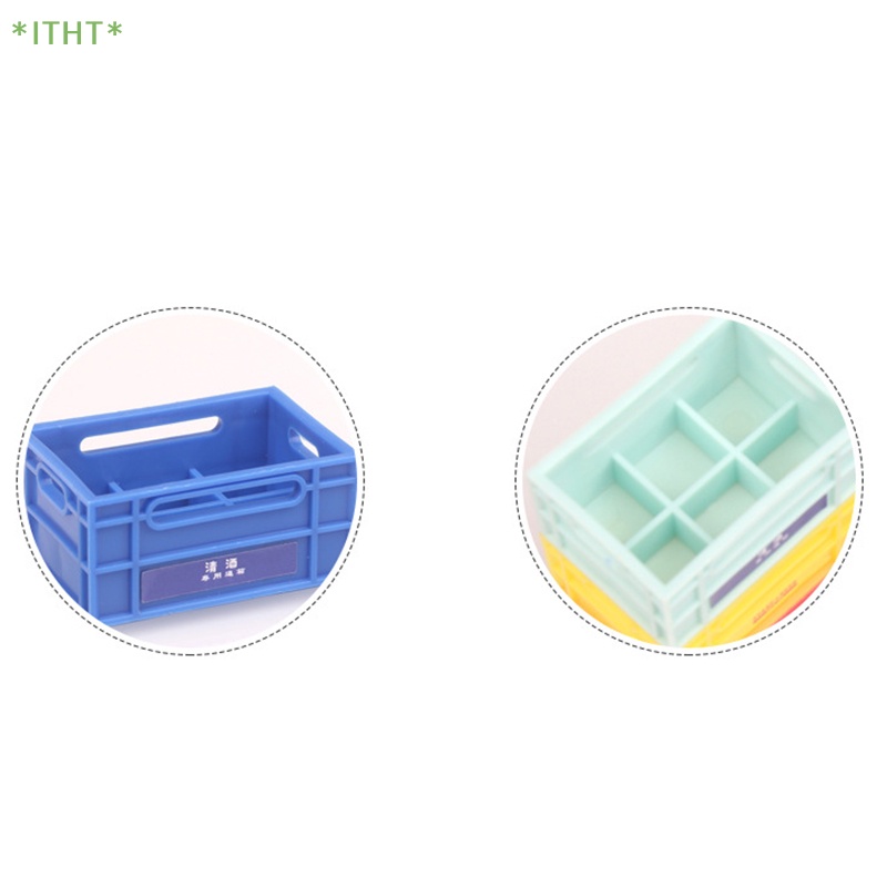 Giỏ Đựng Lon Bia Mini Để Bàn Trang Trí Nhà Búp Bê Mới