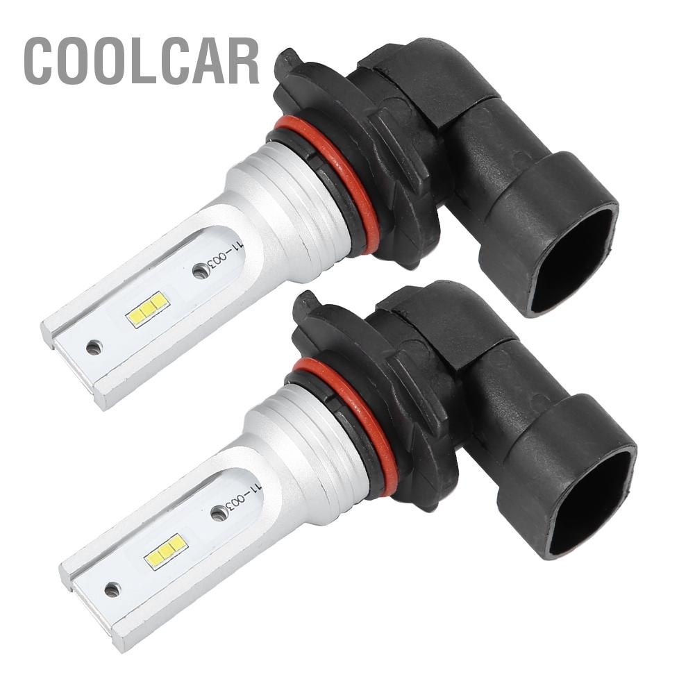 CoolCar 2 bóng đèn pha 9005 HB3 72W 6000K trắng Hạt sương mù LED có giải mã