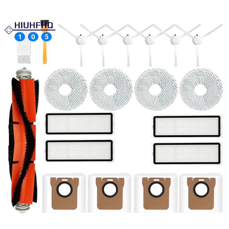 Bộ Phụ Kiện Thay Thế Gồm Tấm Lọc Hepa Và Chổi Chính Cho Robot Hút Bụi Dreame L10S Ultra S10 S10 Pro XIAOMI Mijia Omni X10 +