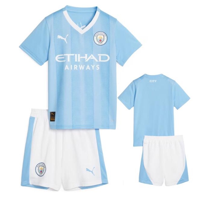 Bộ Đồ Thể Thao Đội Nhà Manchester City 23 / 24 Cá Tính Cho Người Lớn Và Trẻ Em