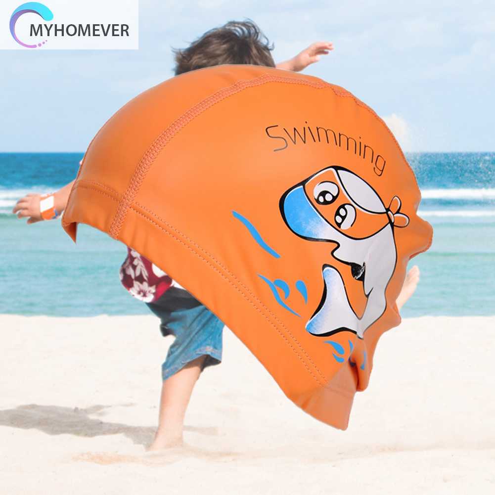 Mũ Bơi Chất Liệu PU Mềm Mại Thoải Mái Cho Bé