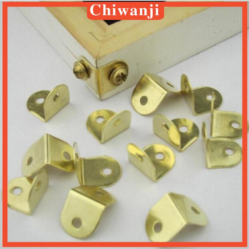 Bộ 100 Khung Gắn Góc Sửa Chữa Bằng Thép Không Gỉ Kích Thước 12X12 mm