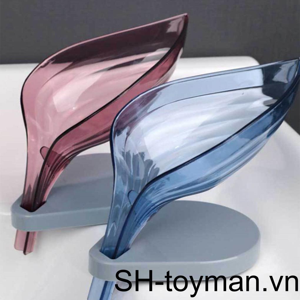 Giá Đỡ Mút Rửa Chén Hình Chiếc Lá Chống Đâm Thủng Tiện Lợi Dành Cho Nhà Tắm / Văn Phòng