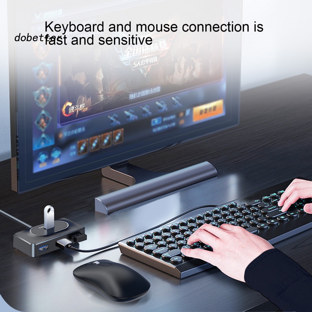 Hub Chia Cổng USB Hiệu Suất Cao 4 Trong 1 Cho Windows Mac OS for Linux