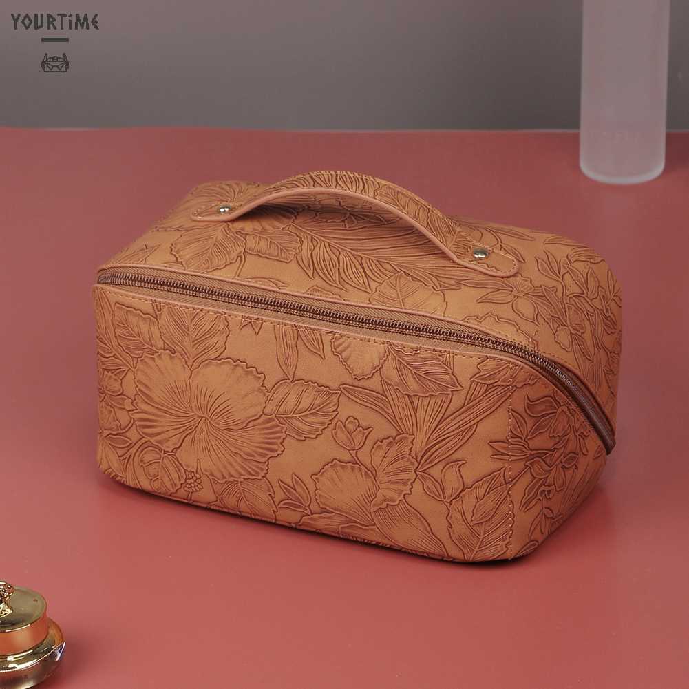 Túi Da PU Đựng Đồ Trang Điểm Tiện Lợi Khi Đi Du Lịch