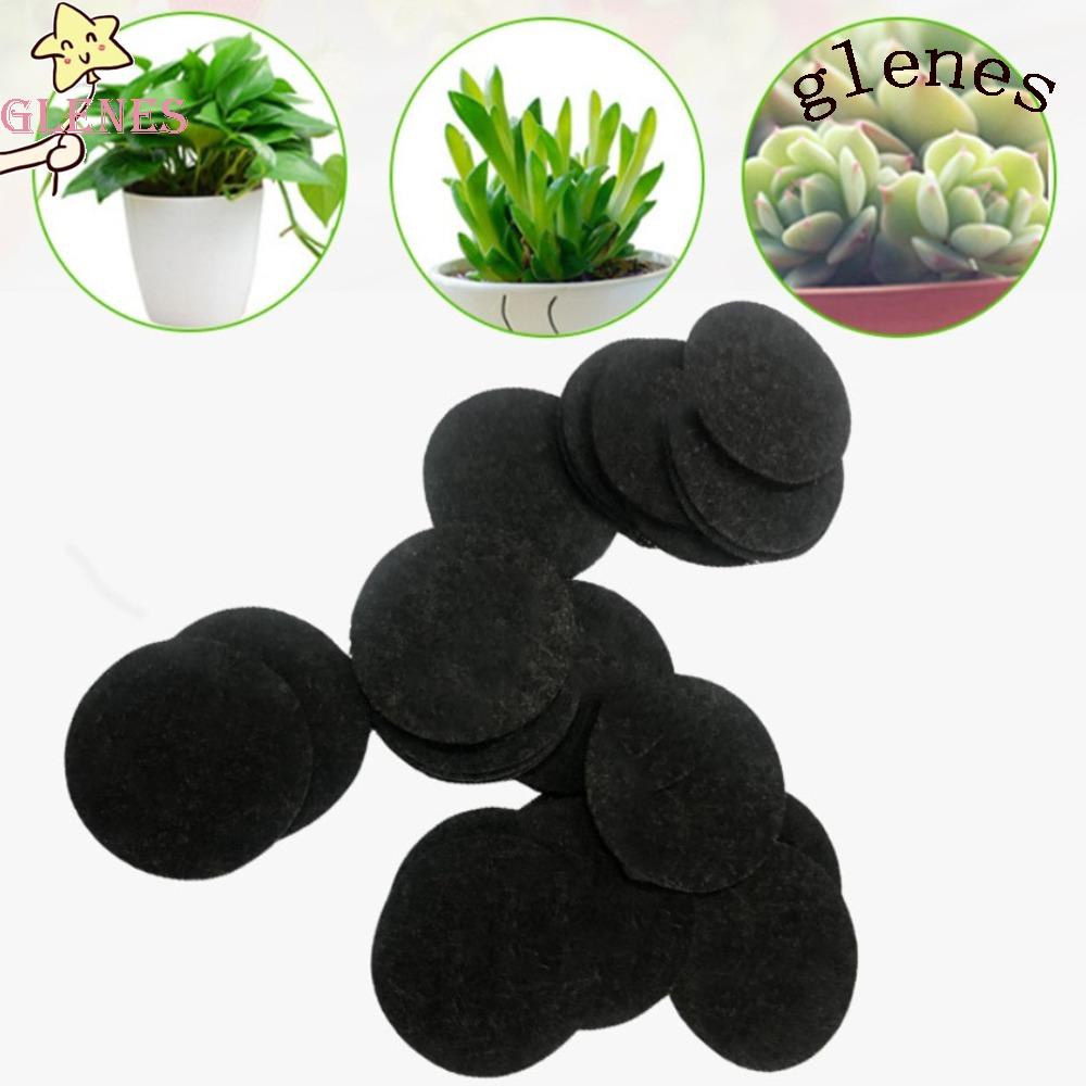 Tấm Lót Chậu Hoa Bằng Cao Su Màu Đen Thiết Kế Độc Đáo Trang Trí Nhà Cửa / Sân Vườn