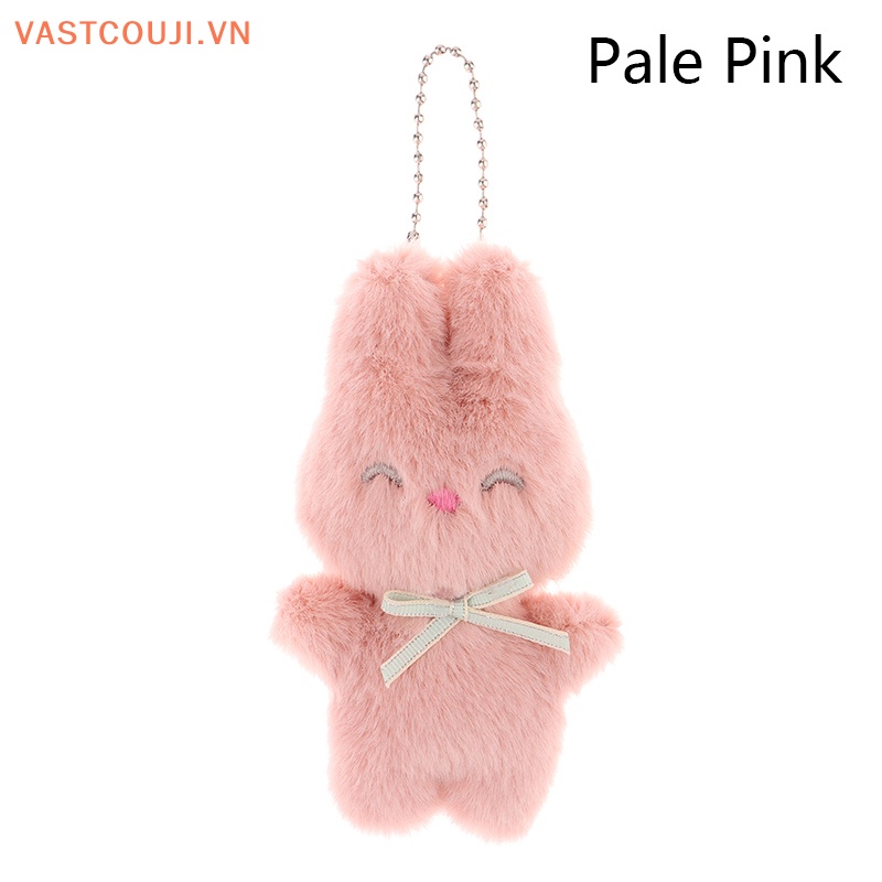 Móc Khóa Thỏ Nhồi Bông Mềm Mại Đáng Yêu