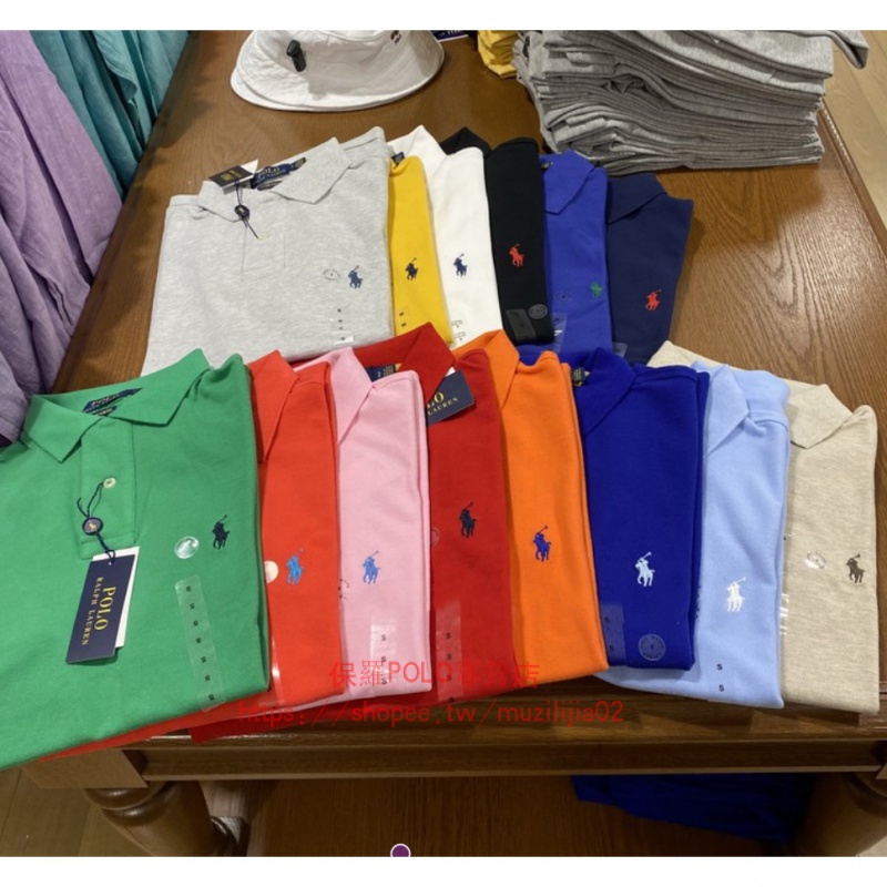 POLO Ralph Lauren Nam Áo Thun polo Tay Ngắn Cổ Điển Thời Trang Mùa Hè Cho Nam