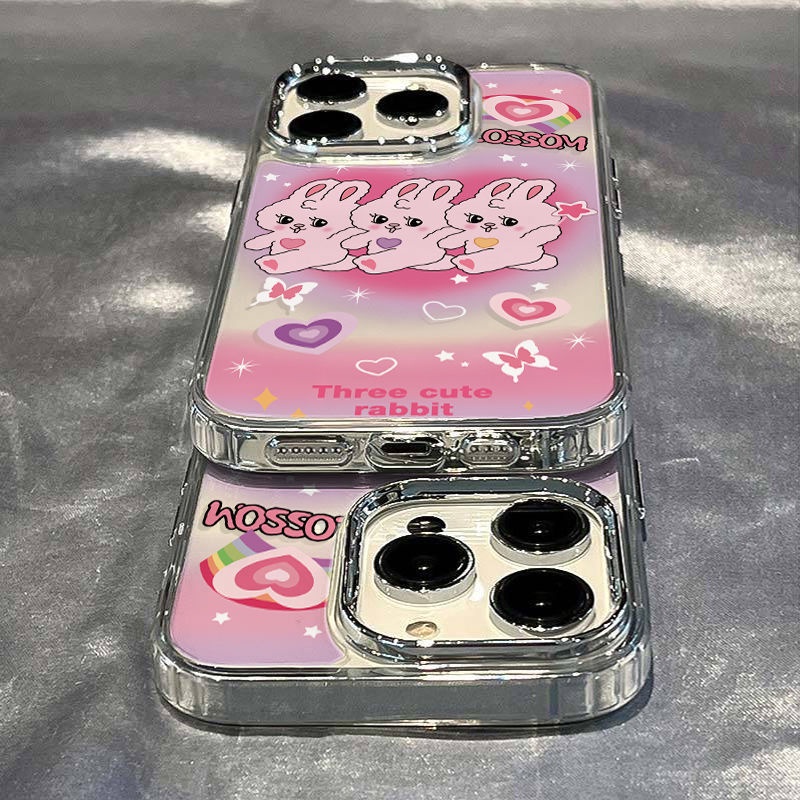 ✅Ốp Điện Thoại Dẻo Họa Tiết Chú Thỏ Dễ Thương Chống Sốc Cho Iphone 8 11 plus 7iPhone12 / Apple 13max14pro