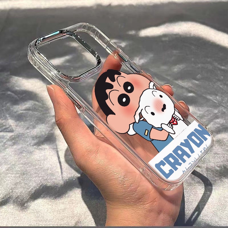 ✅Ốp Điện Thoại Mềm Chống Sốc In Hình Chú Cún Shin-Chan Cho Iphone 11 plus 13In 1214Pro8 7 5B2N