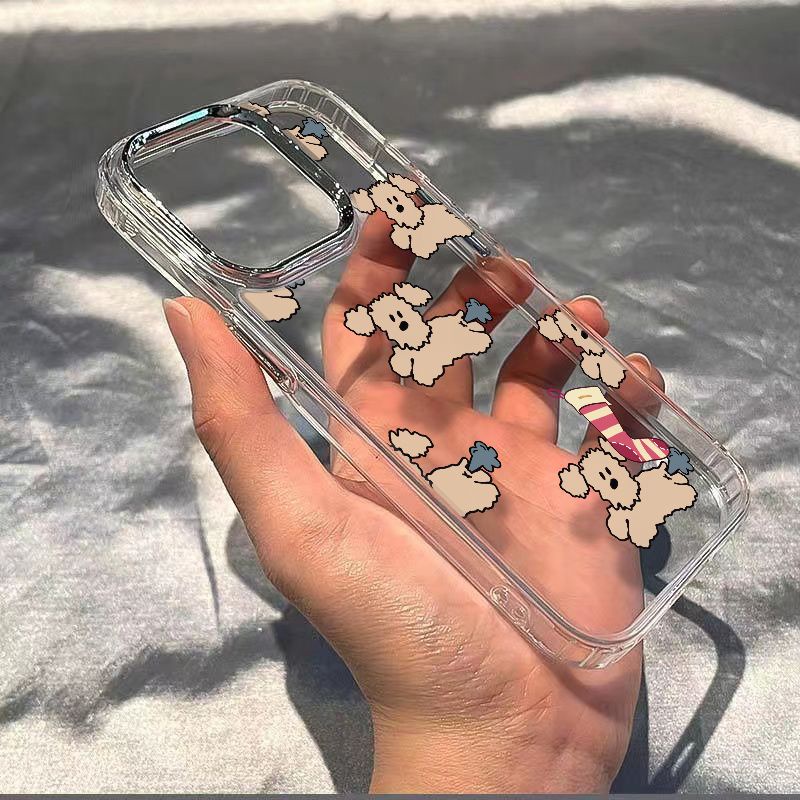 ✅Ốp Điện Thoại Mềm Chống Sốc In Hình Cún Dễ Thương Cho Iphone 1378 11 14pro 12 / 4TQA