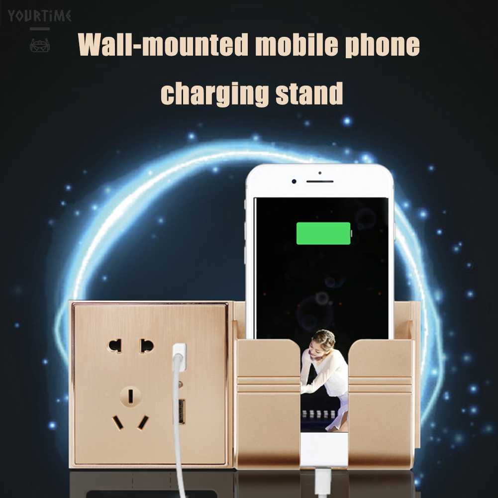 Giá Đỡ Điện Thoại Khi Sạc Gắn Tường Tiện Dụng