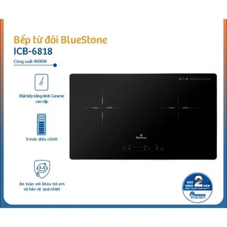 Bếp từ đôi Bluestone ICB-6818 4000W
