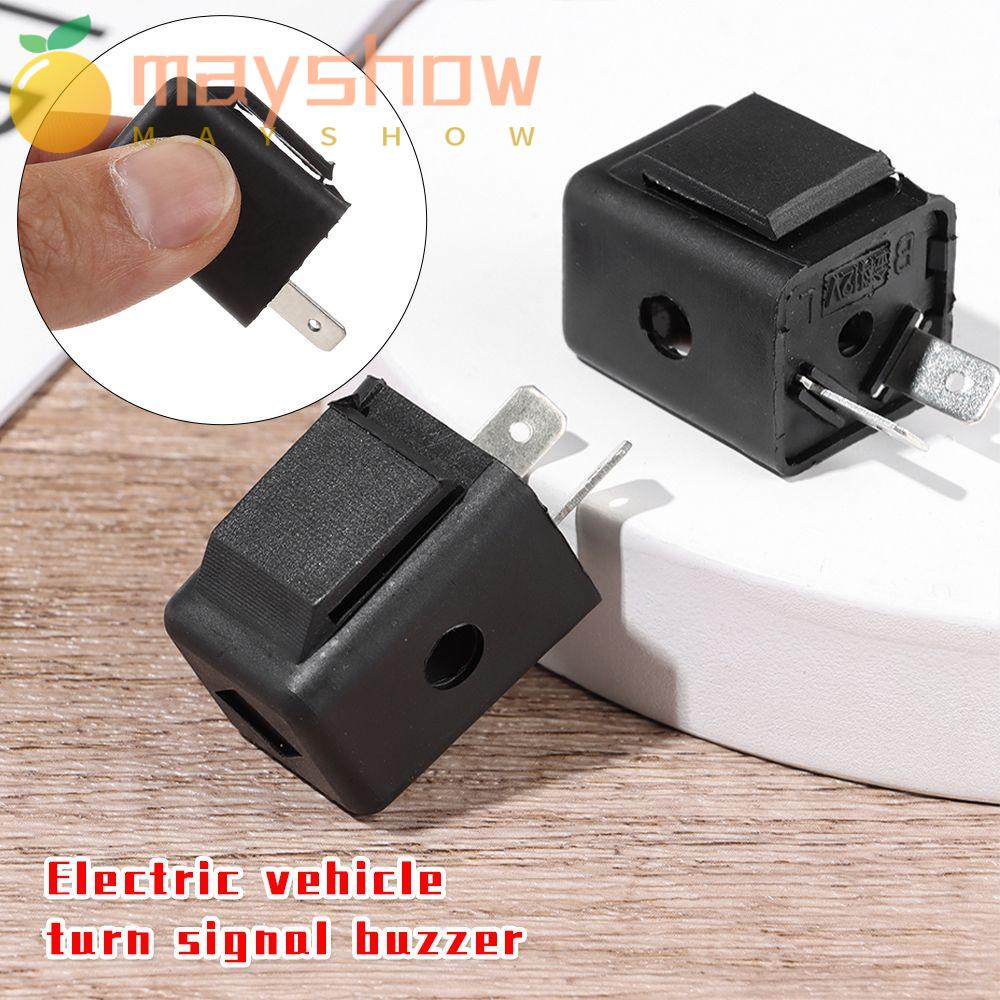 Set 1 / 2 Còi Báo Động Điện Có Đèn LED 2 Pin Tùy Chỉnh Tiện Dụng Cho Xe Điện