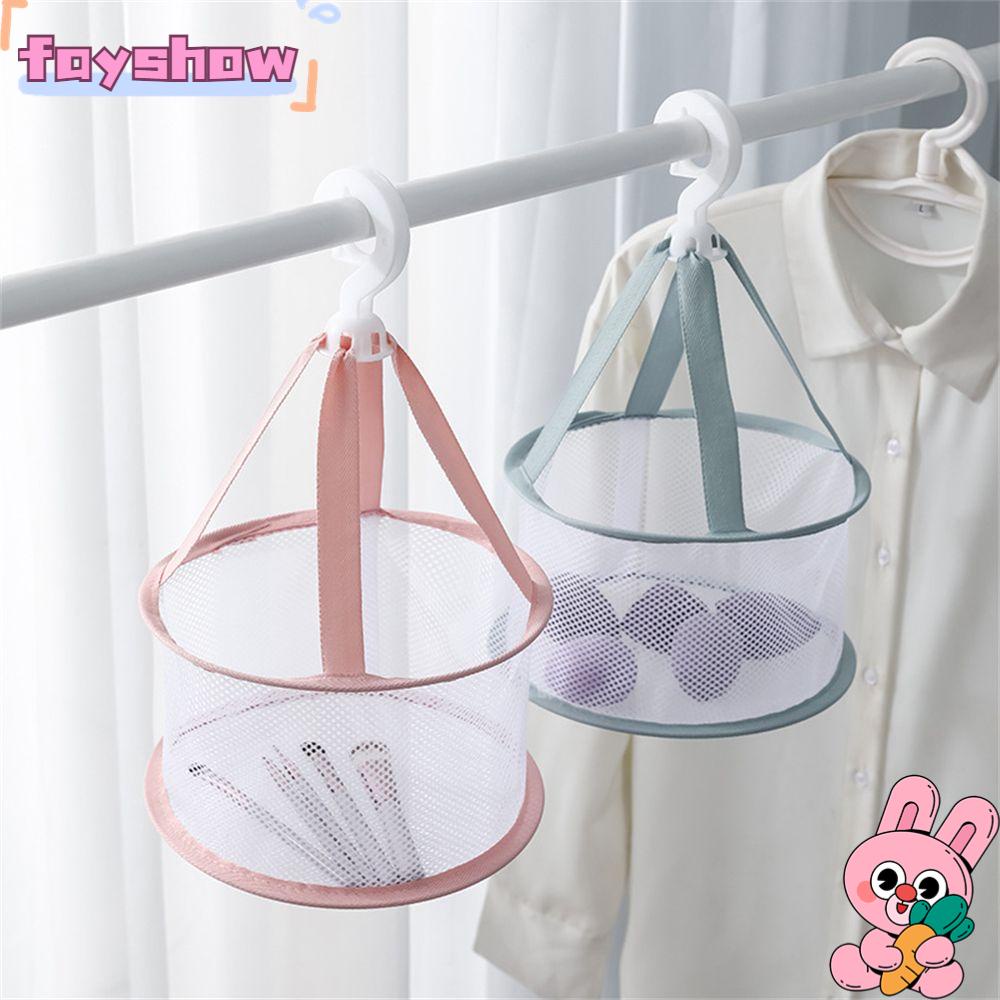 Túi Lưới Phơi Khô Đồ Trang Điểm Chống Gió Có Thể Gấp Gọn Tiện Dụng