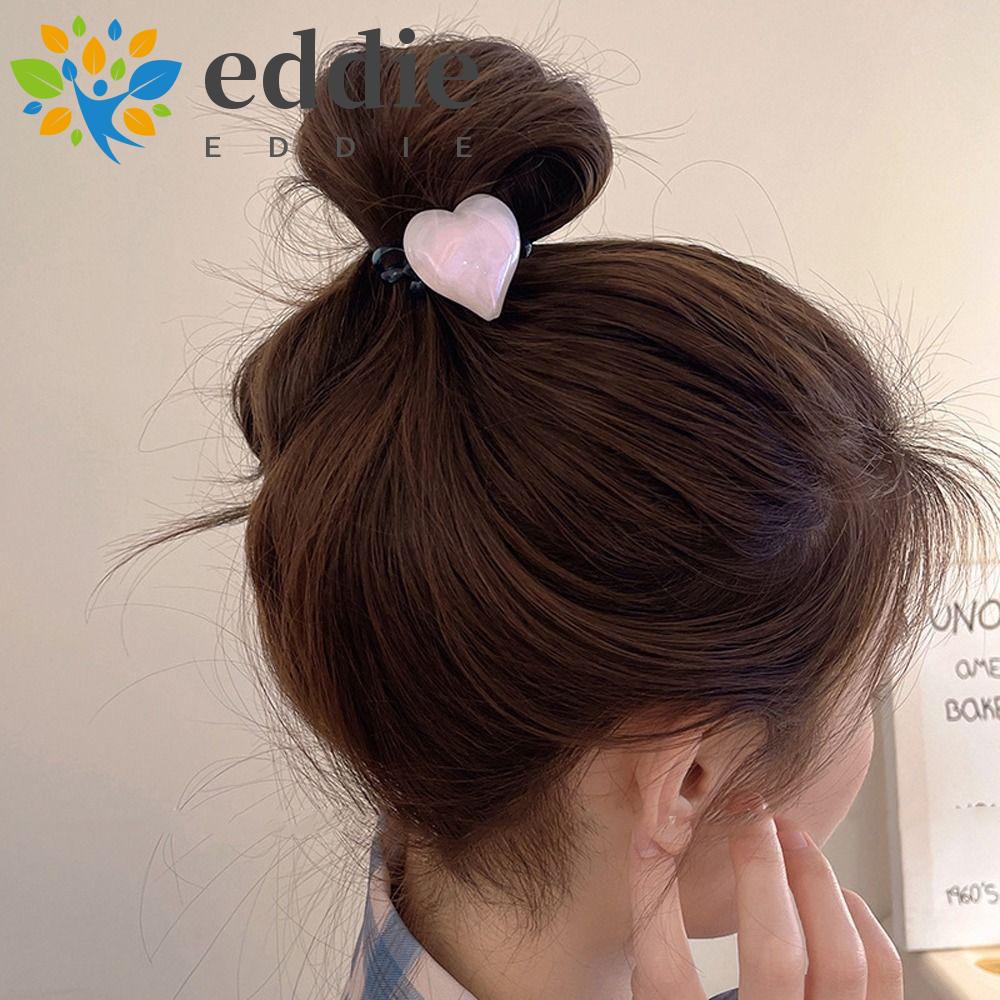 Dây Buộc Tóc Đuôi Ngựa Cao Su Hình Trái Tim 26Eddie Ins Dễ Thương Cho Bạn Gái