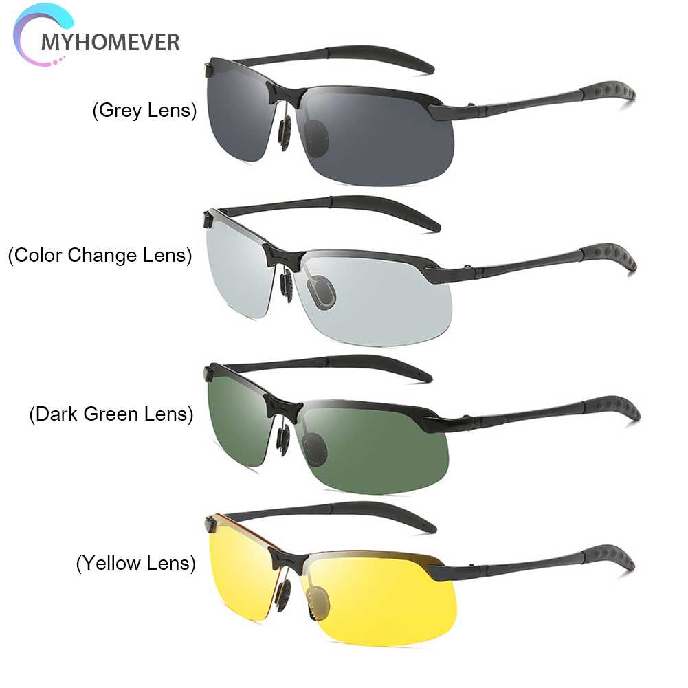 Kính Mát Phân Cực Chống Tia UV Phong Cách Thể Thao Thời Trang Cho Nam