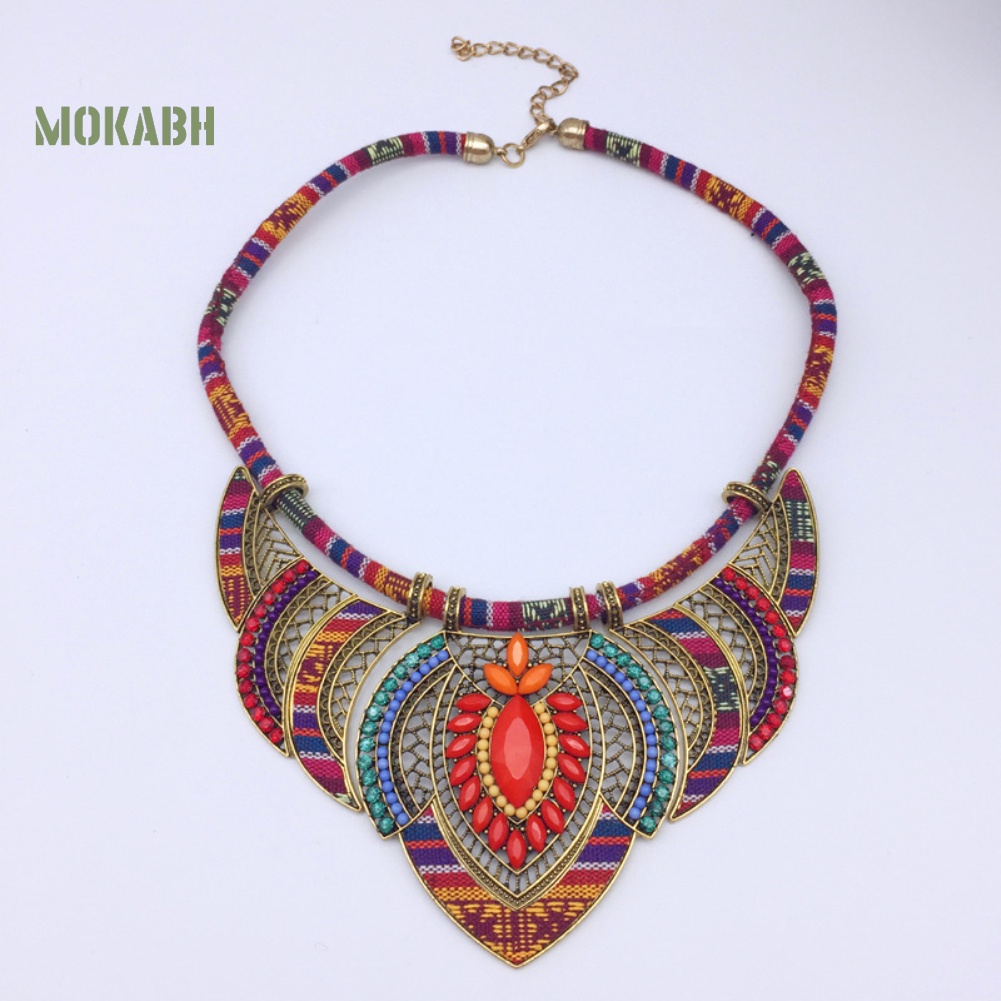 [Mok Abh] Vòng cổ Theo Phong Cách Vintage Đính Đá