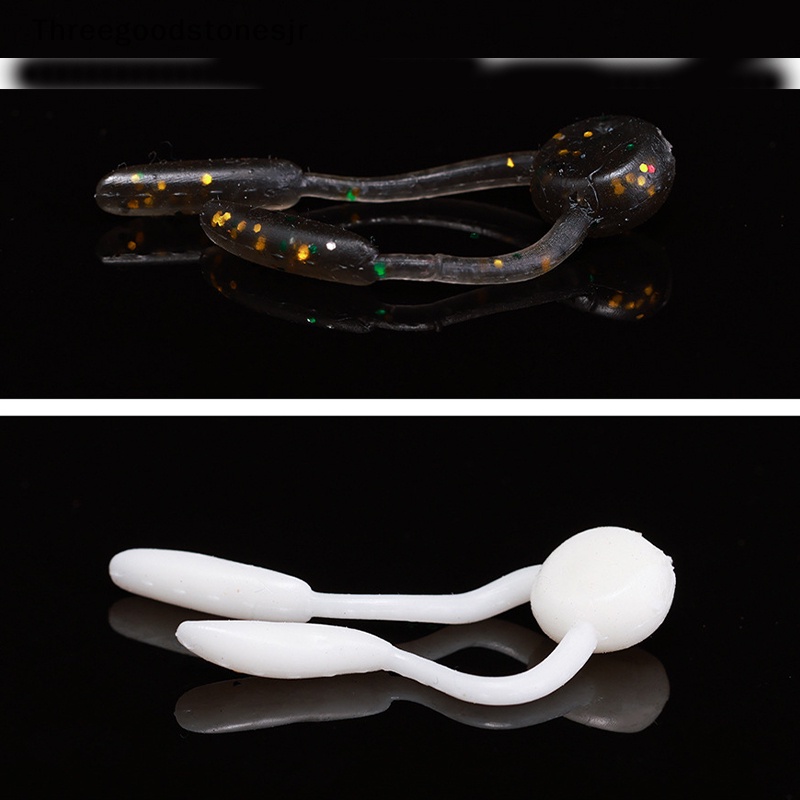 20 Rodworms Tải Trọng Nước 3.3cm Mềm Mại Màu Đen Bằng TPE JR