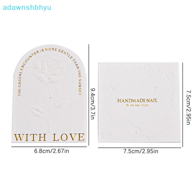 Set 10 Tấm Giấy Cắt Vẽ Móng Tay Nghệ Thuật