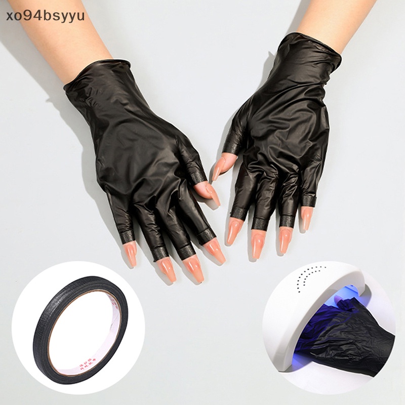 Set 10 Găng Tay Chống Tia UV Màu Đen Dùng Một Lần xo94bsyyu