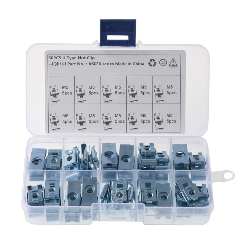 Bộ Kẹp Gắn Mặt Trời Đinh Tán Tốc Độ Cao ​​Đai Ốc Chữ U M4 M5 M6 Chuyên Dụng Cho Xe Mô Tô / Xe