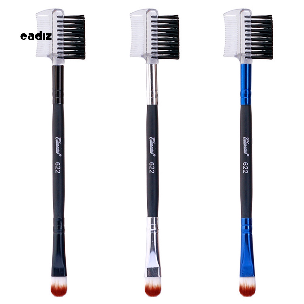 Lược Chải Lông Mi / Lông Mày Hai Đầu Bằng Gỗ CADI 14cm Kích Thước Nhỏ Gọn Dành Cho Bạn Nữ