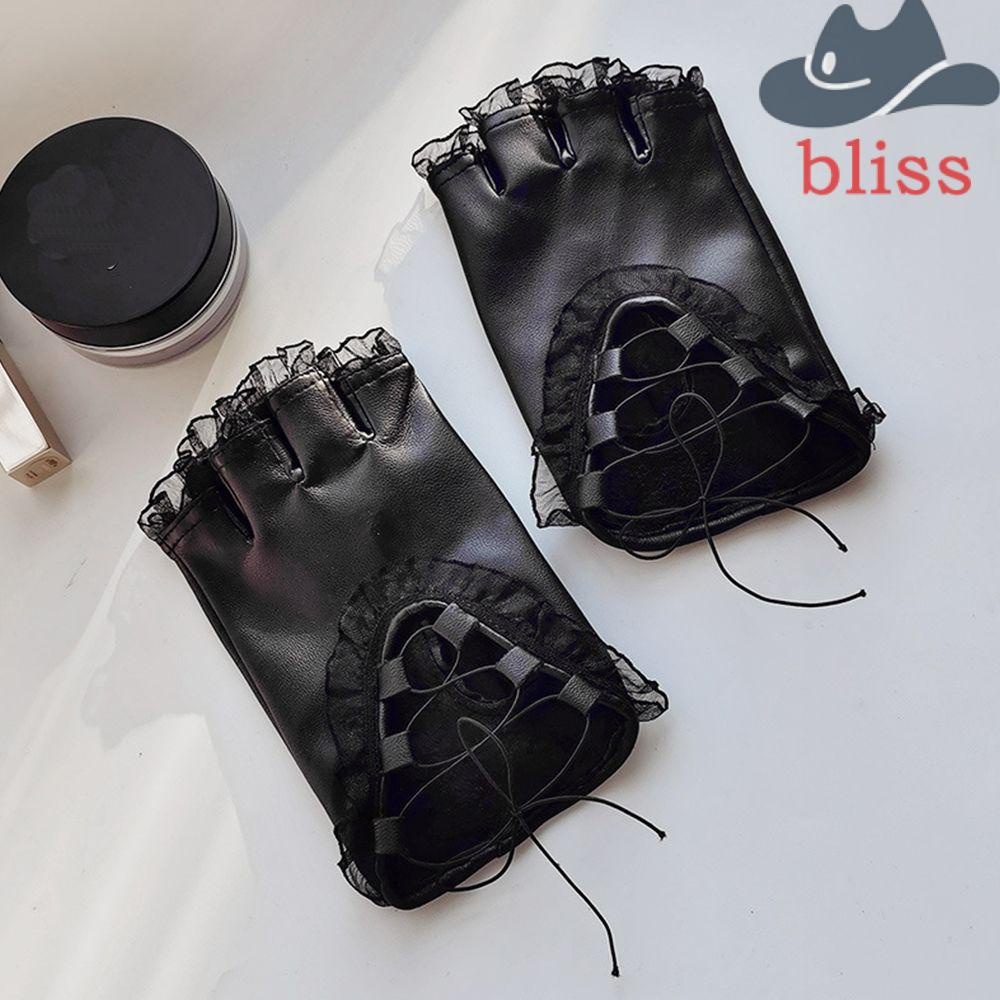 Găng Tay Da Pu Phong Cách Gothic Quyến Rũ Cho Nữ