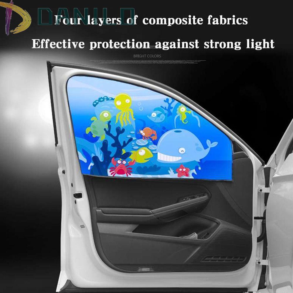 Danilo Rèm Che Nắng Chống Tia UV Họa Tiết Cá Voi Dễ Thương Thông Dụng Cho Xe Hơi