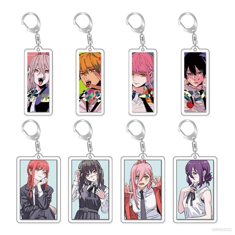 Móc Chìa Khóa Hình Nhân Vật Phim Hoạt Hình Cưa Xích Bằng Acrylic Dễ Thương