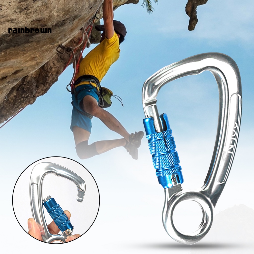 Móc Khóa Leo Núi Chữ O Bằng Hợp Kim Nhôm Chống Mòn