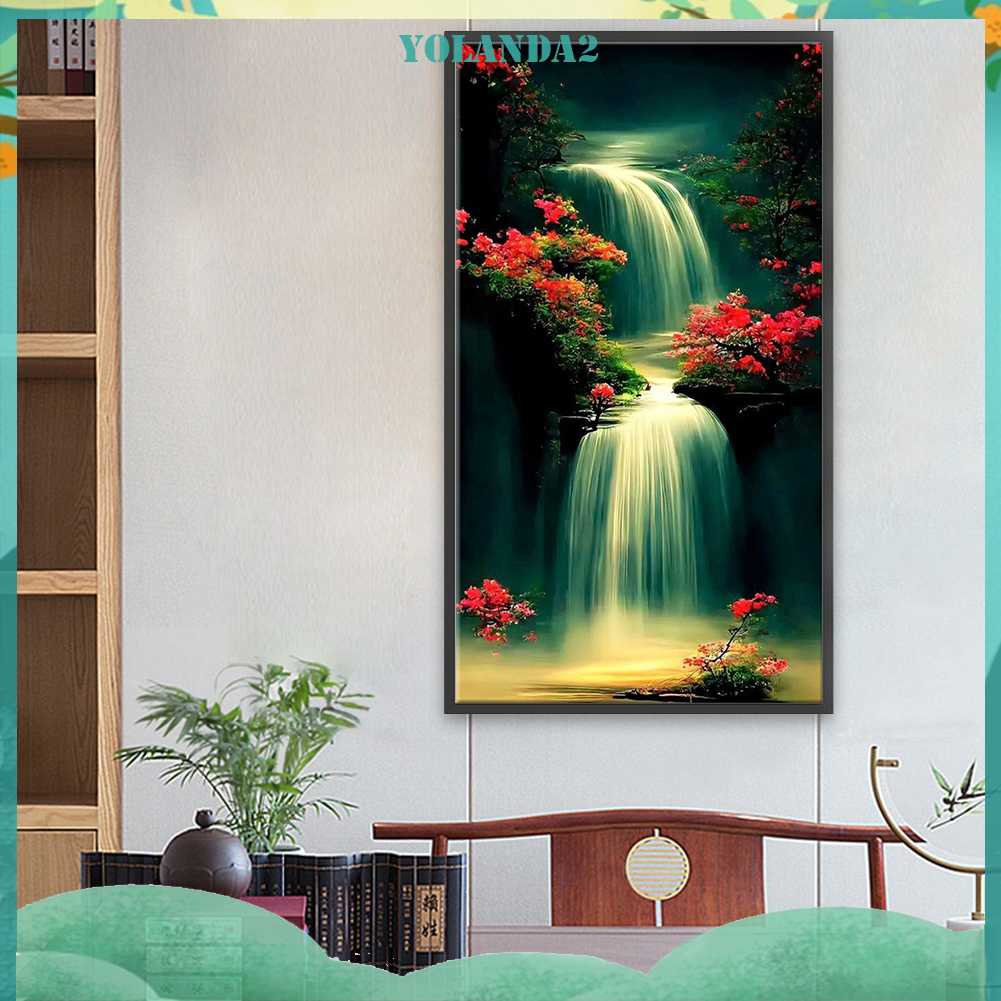 Tranh Đính Đá Kim Cương Toàn Bộ 5D DIY Hình Vẽ Phong Cảnh Trang Trí Nhà Cửa