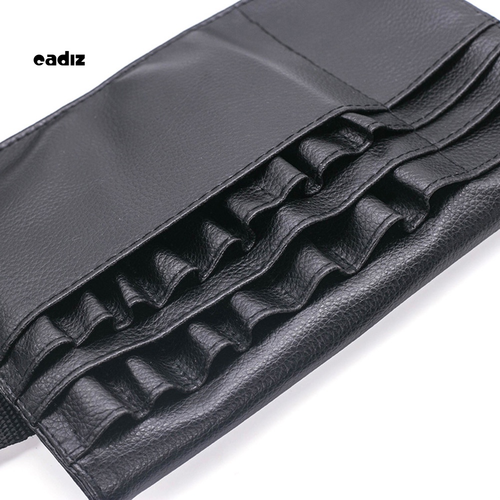 Túi Giả Da Đựng Cọ Trang Điểm Đeo Thắt Lưng Chuyên Nghiệp CADI