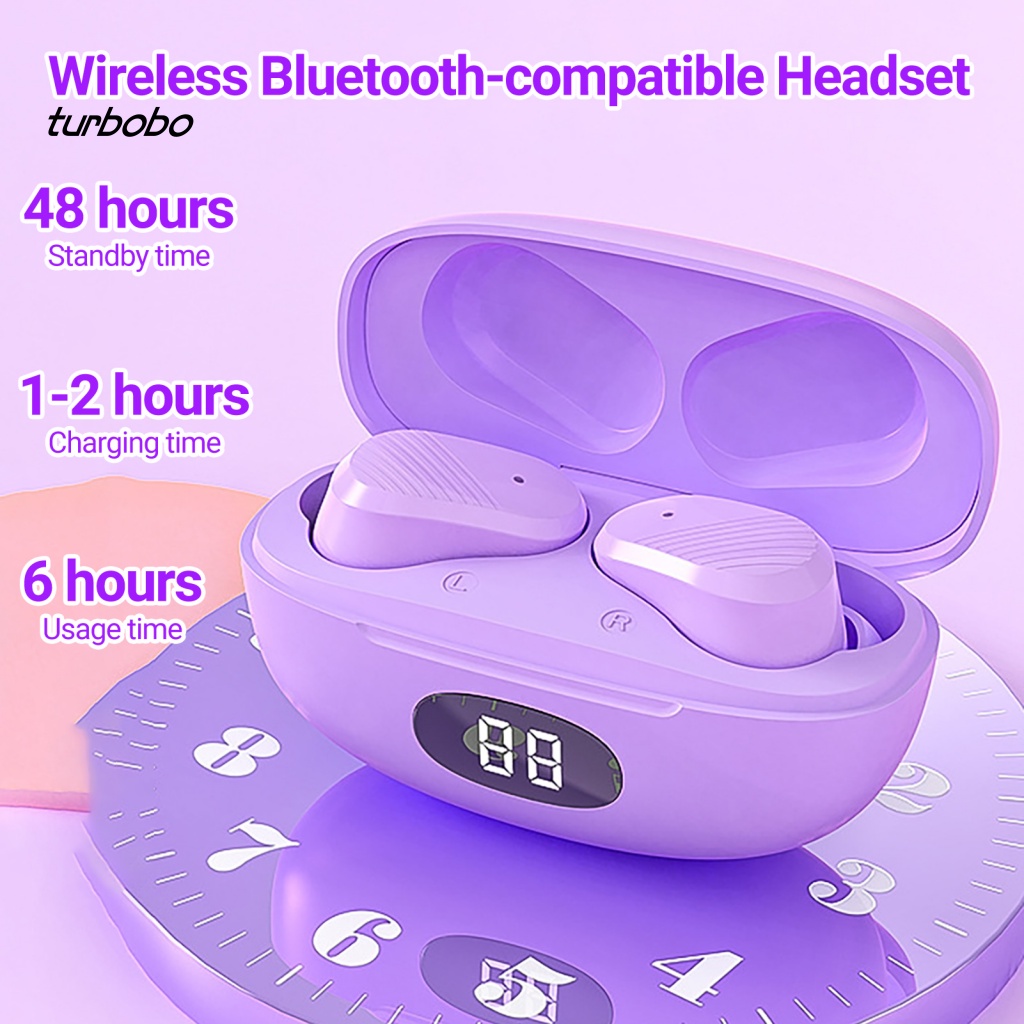 Tai Nghe Nhét Tai Không Dây Bluetooth Đa Năng Màn Hình Cảm Ứng Kỹ Thuật Số Thông Minh Dùng Trong Văn Phòng