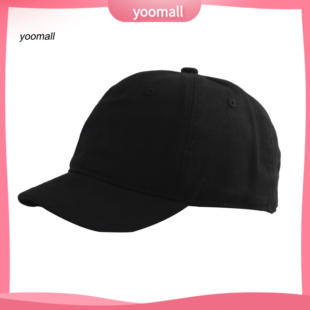 Mũ Lưỡi Trai Màu Trơn Chống Nắng Mềm Mại Thoáng Khí Có Vành Chống Trượt Có Thể Điều Chỉnh Cho Nam