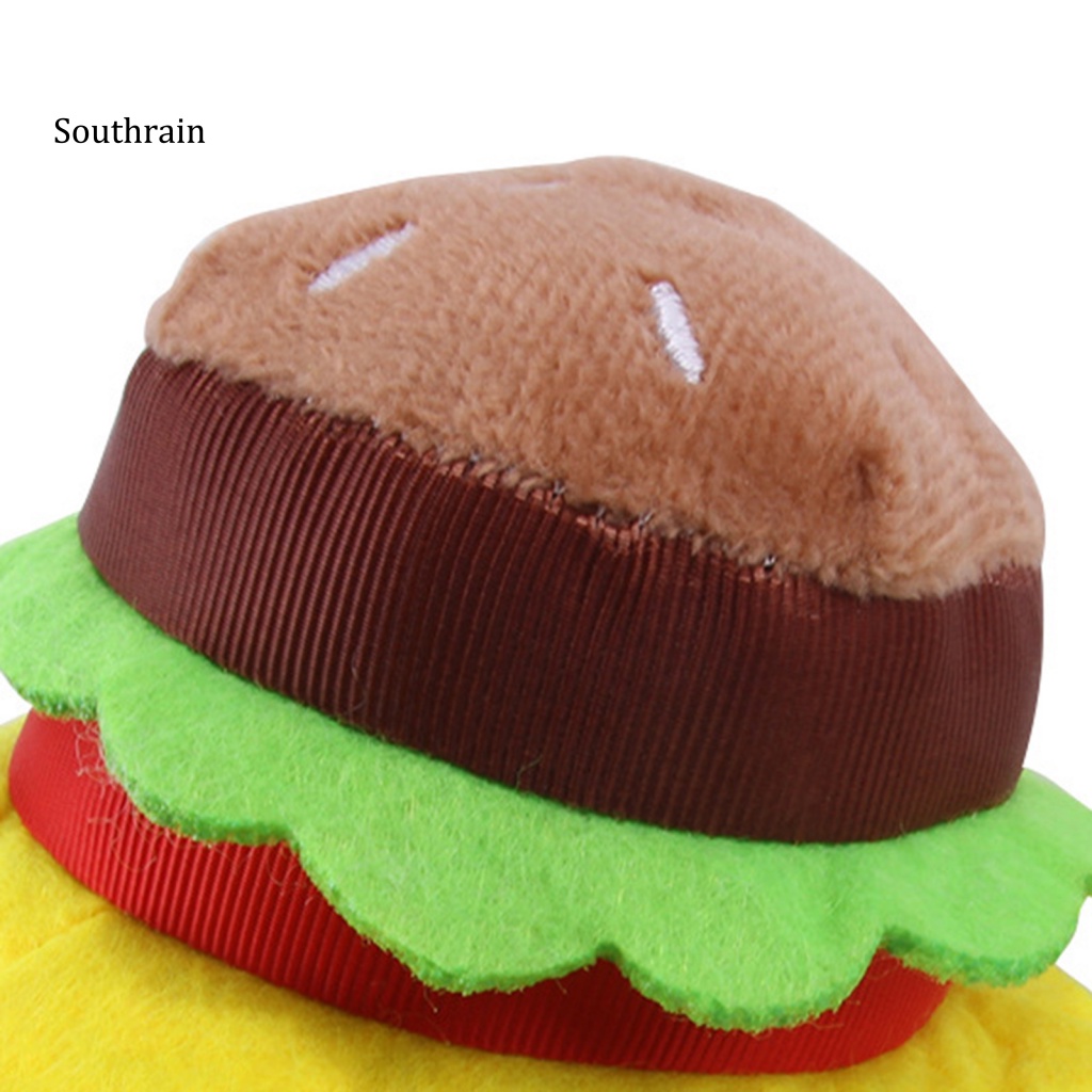 Đồ Chơi Nhai Gặm Hình Hamburger Không Mùi Đa Năng Cho Cún Cưng