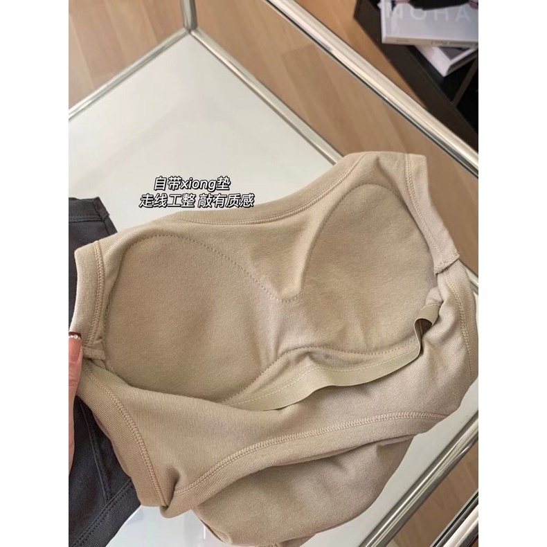 Áo Tank Top Màu Trơn Dáng Ôm Thời Trang Cá Tính Cho Nữ