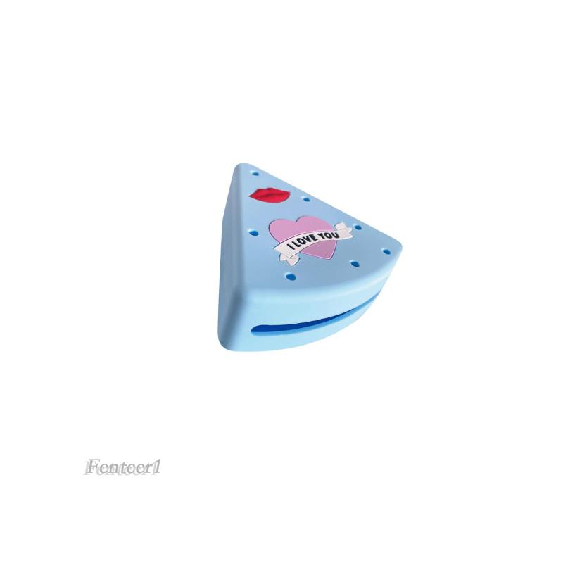 [Fenteer1] Giá Đỡ Mút Trang Điểm Hình Tam Giác Bằng Silicone Chống Bụi