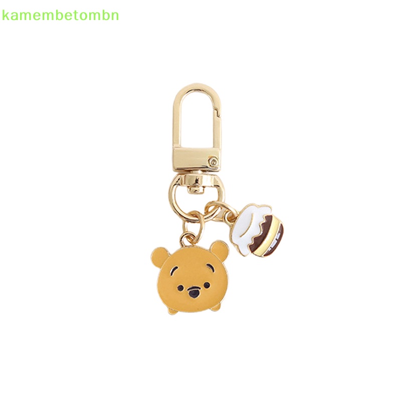DISNEY Móc Khóa Hình Gấu Pooh Dễ Thương Chống Thất Lạc Cho Cặp Đôi