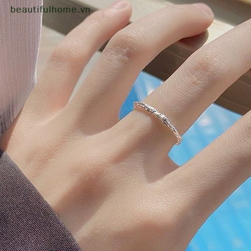 [beautifulhome] Nhẫn Dạng Mở Có Thể Điều Chỉnh Phong Cách Niche Thời Trang Đơn Giản Cá Tính Dành Cho Nữ [beauty]
