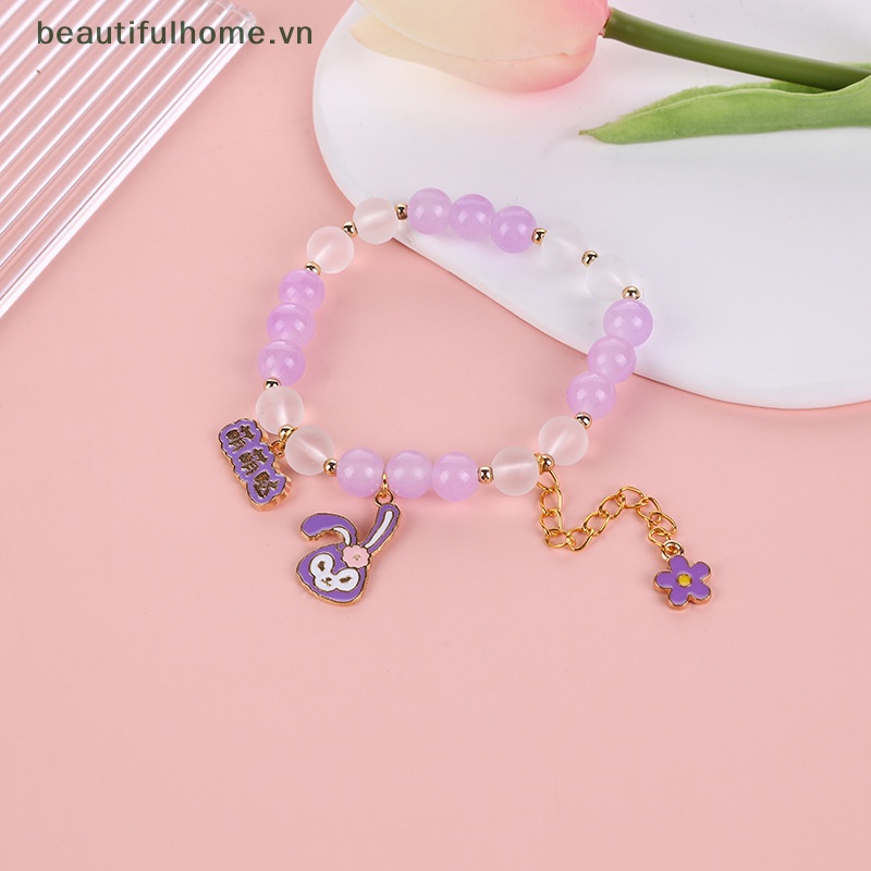 [beautifulhome] Vòng Tay Dây Buộc Tóc Cặp Đôi Họa Tiết Hoạt Hình Sanrioed Kuromi Mymelody Cinnamoroll Dễ Thương Làm Quà Tặng Cho Học Sinh [beauty